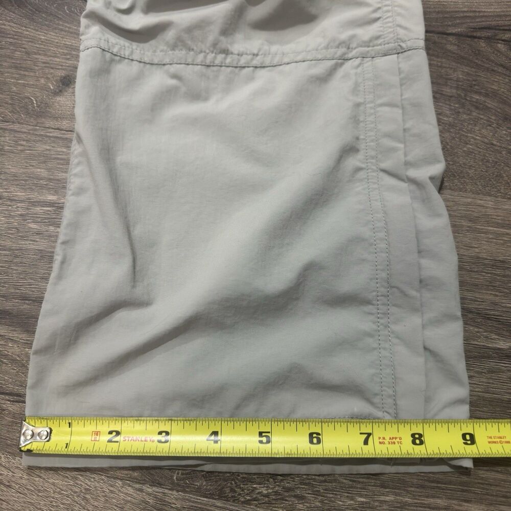 Eastern Mountain Sports EMS Convertible Hiking Cargo Pants Sz 8 S Gray Zip-Off - Picture 8 of 9